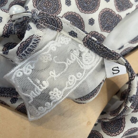 Sadie & Sage Size S White Sleeveless Mini Sun Dress swing shift trapeze sun - Picture 6 of 9